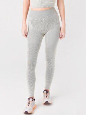 The Upside Circular Knit Midi High-Waisted Leggings Pant, Seamless - Womens XS